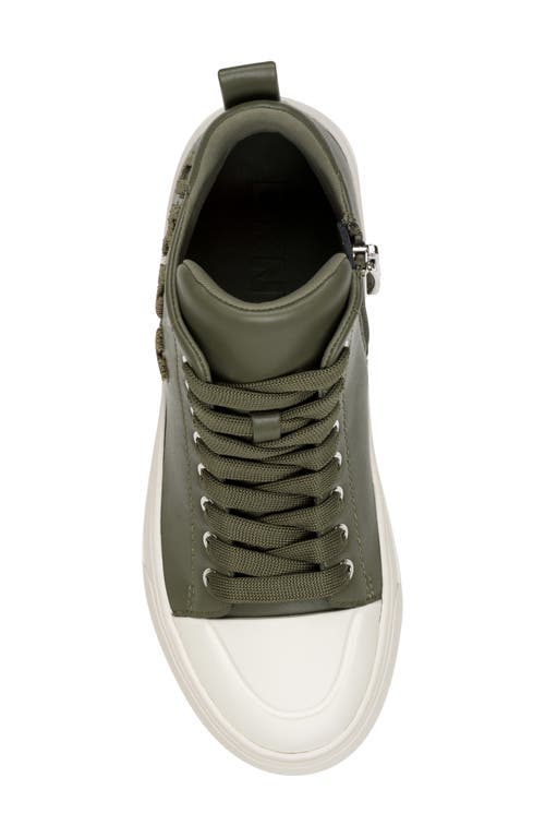 Dkny Yaser Mid Sneaker In Green