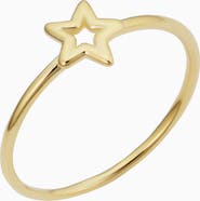 Oradina 14K Yellow Gold Star of the Show Ring