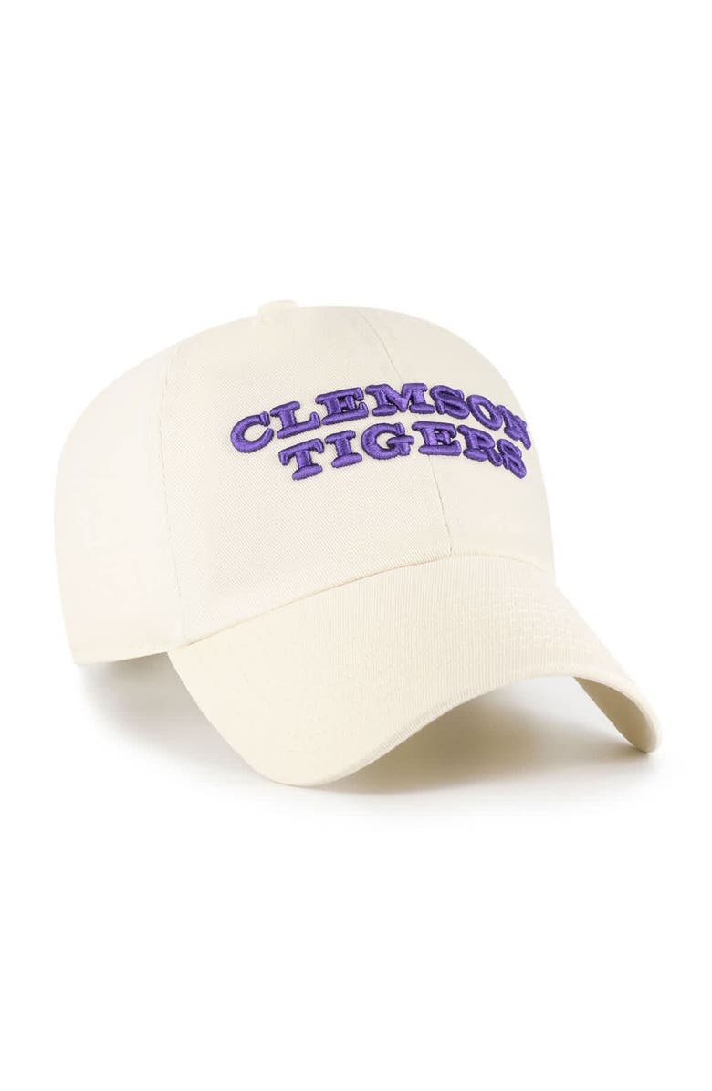 '47 Men's '47 Sand Clemson Tigers Vault Clean Up Adjustable Hat, Alternate, color, Sand