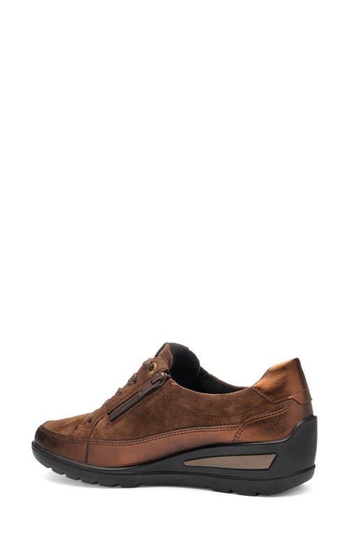Ara Zamia Wedge Sneaker In Brown