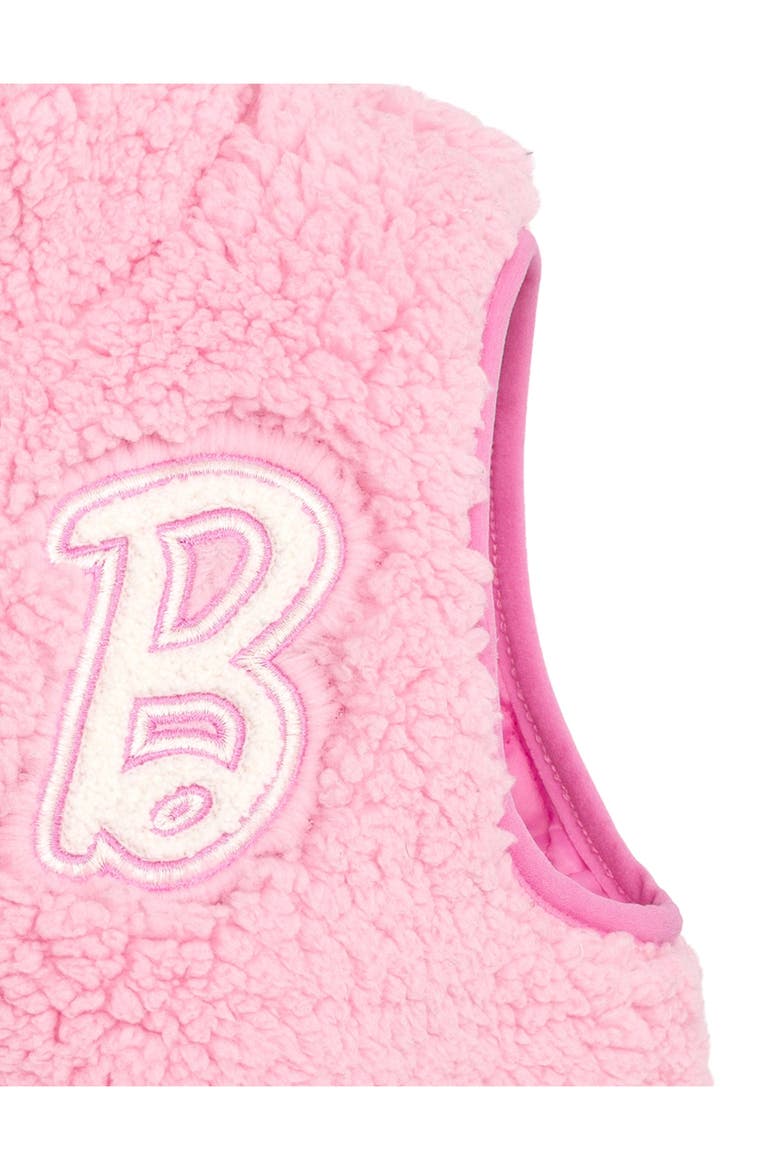 Zip-Up Fleece Vest, Alternate, color, Blush Pink