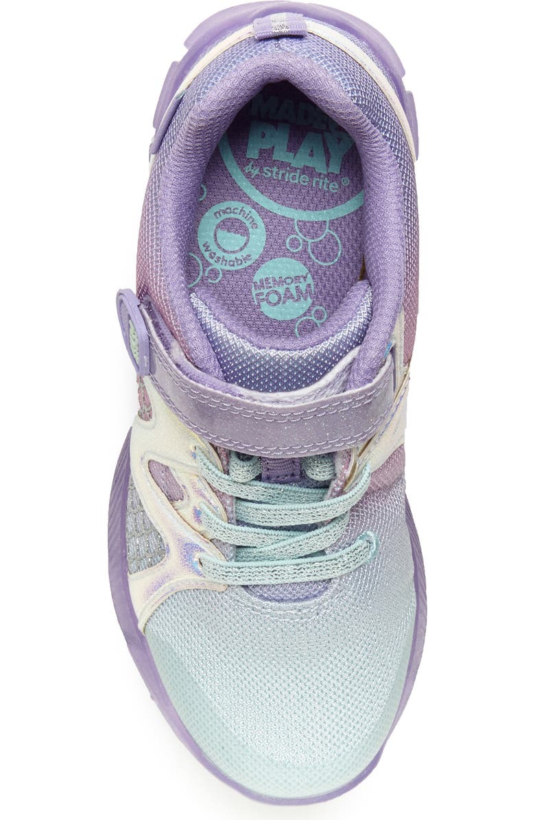 Stride Rite Made2Play<sup>®</sup> Mermaid Light-Up Sneaker, Alternate, color,