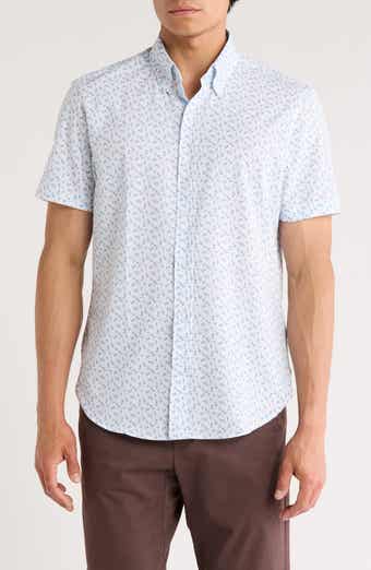 CONSTRUCT Cocktail Print Short Sleeve Button-Up Shirt