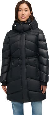 Pajar Saturn Mid-Length Quilted Puffer with Removable Hood