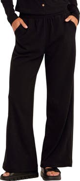 Threads 4 Thought Ivanna Textured Jersey Wide Leg Pants