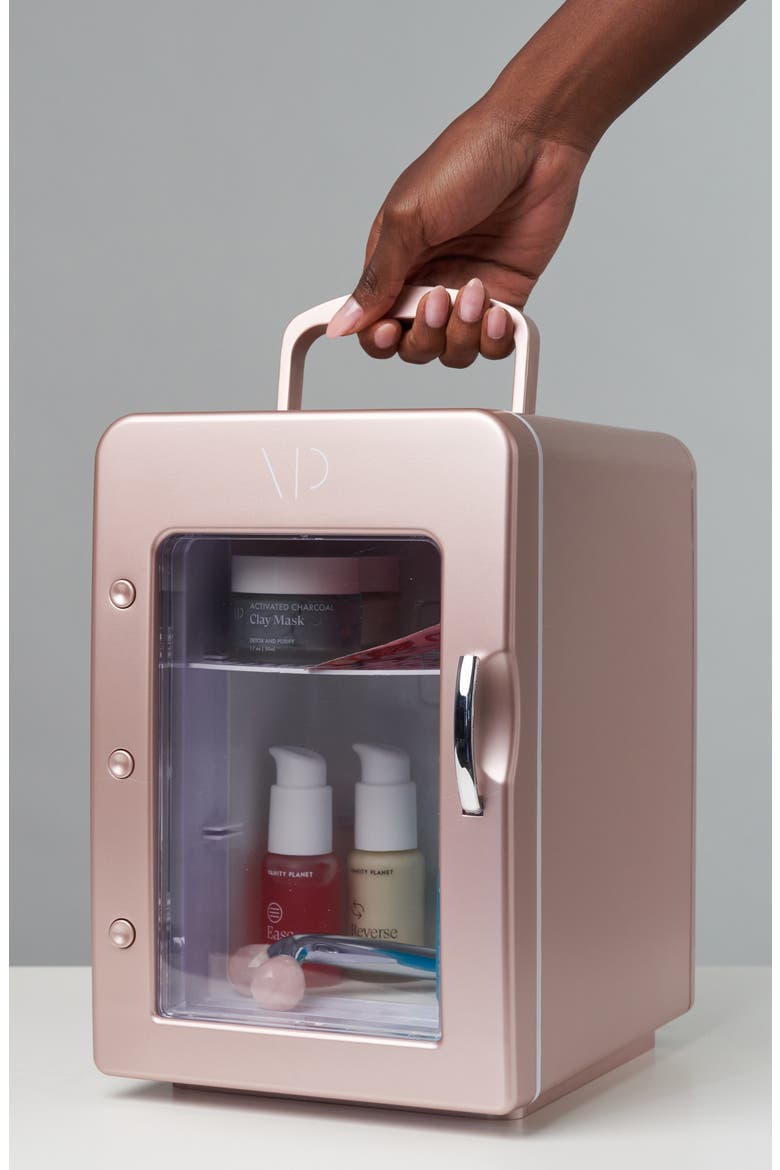 Fria Skin Care Fridge, Alternate, color, ROSE GOLD