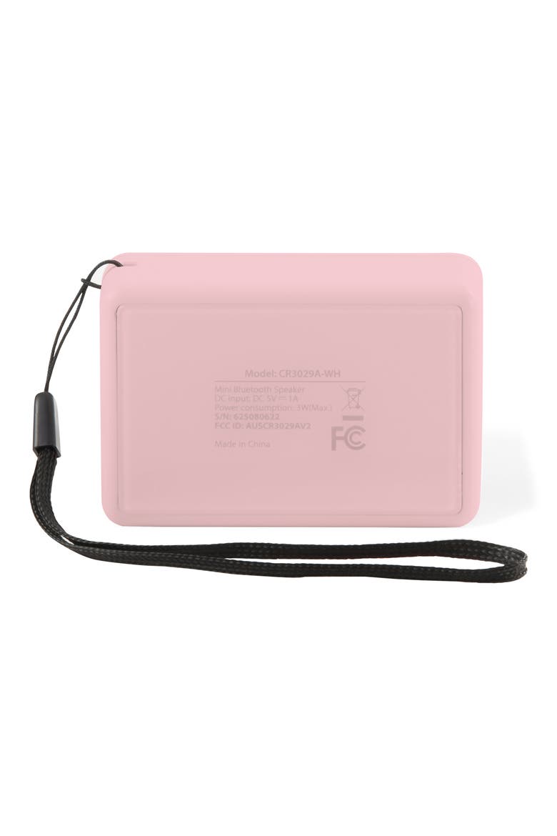 Mini Record Player Portable Bluetooth® Speaker, Alternate, color, PINK