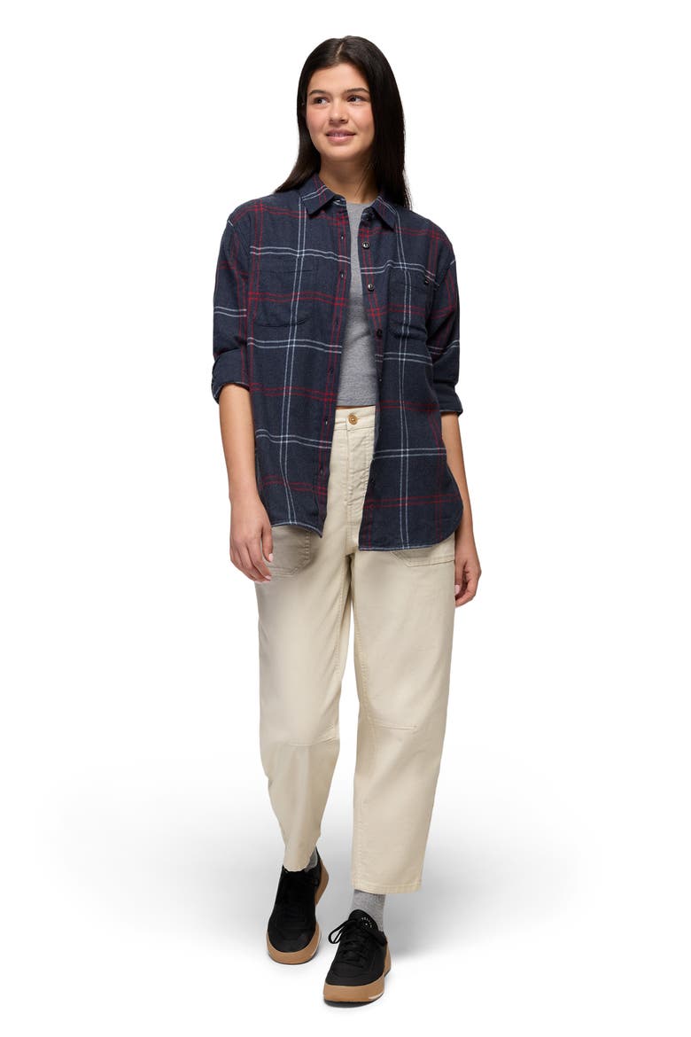 Cabin Core Plaid Flannel Shirt, Alternate, color, NAUTICAL
