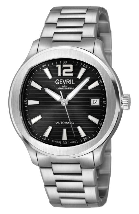 Stuyvesant Automatic Bracelet Watch, 42mm