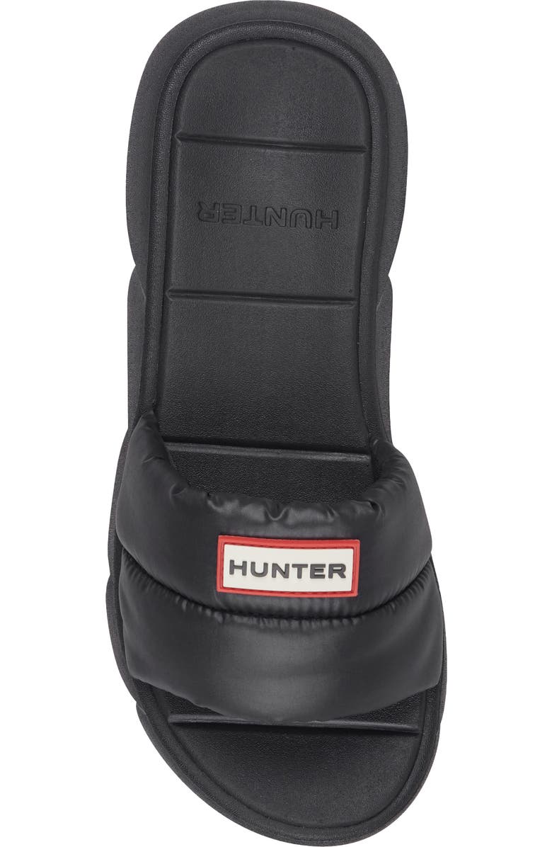 Hunter Coast Water Resistant Slide Sandal, Alternate, color, Black 001