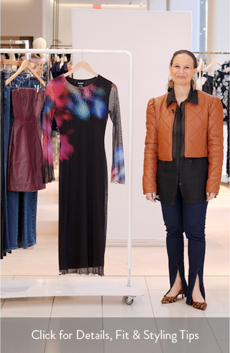 Long Sleeve Mesh Dress, sales video thumbnail