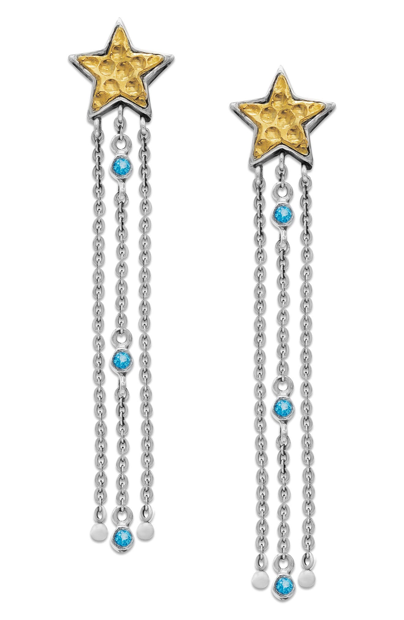 SAMUEL B. Star Tassel Drop Earrings