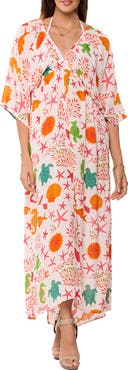 RANEES Longline Cover-Up Caftan