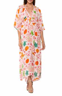 RANEES Longline Cover-Up Caftan