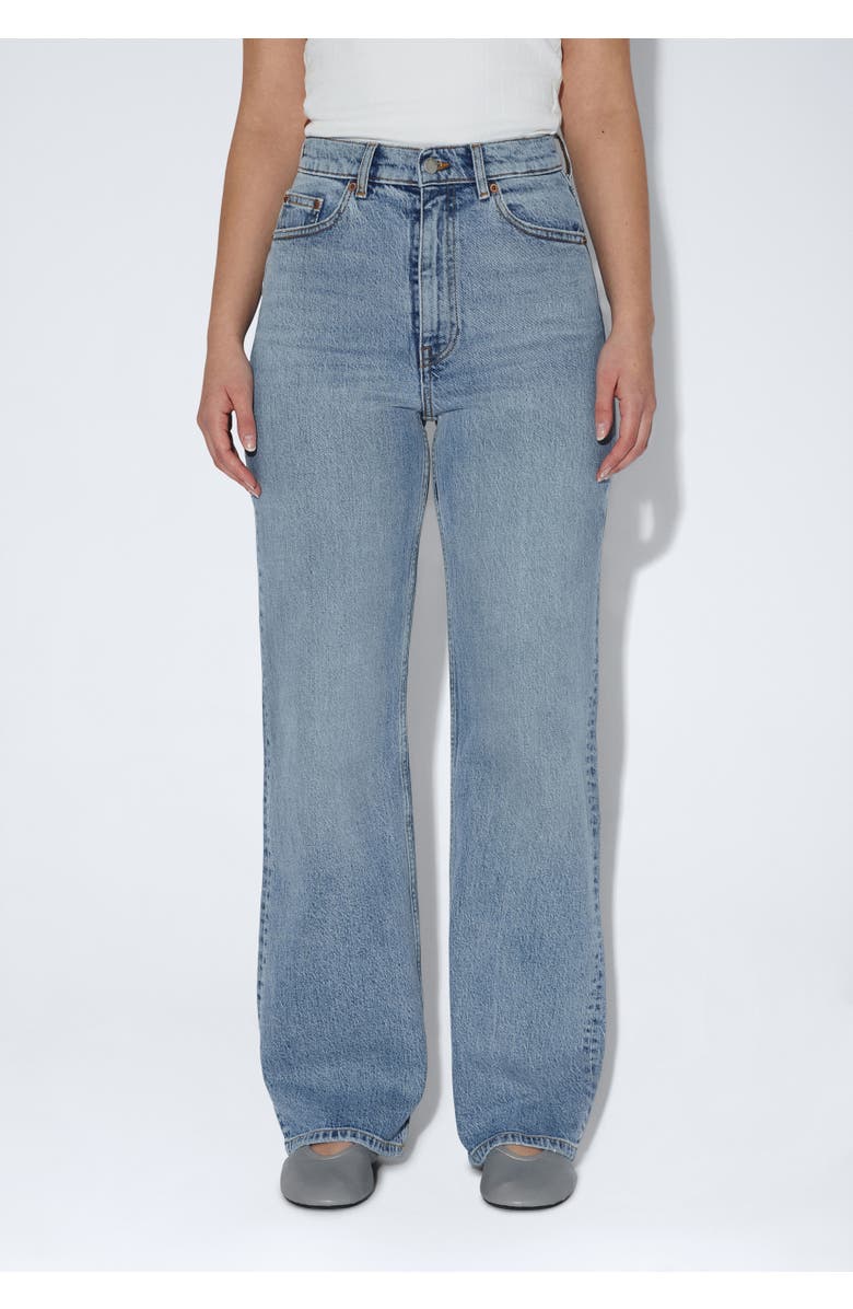 Dr Denim Echo High Straight Jeans, Alternate, color, Bay Blue Jay