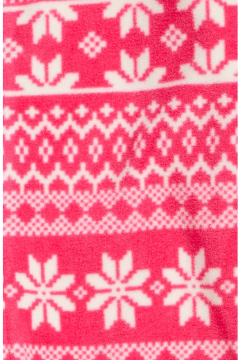 Blanket Sleeper, Alternate, color, PINK MAGENTA FAIRISLE