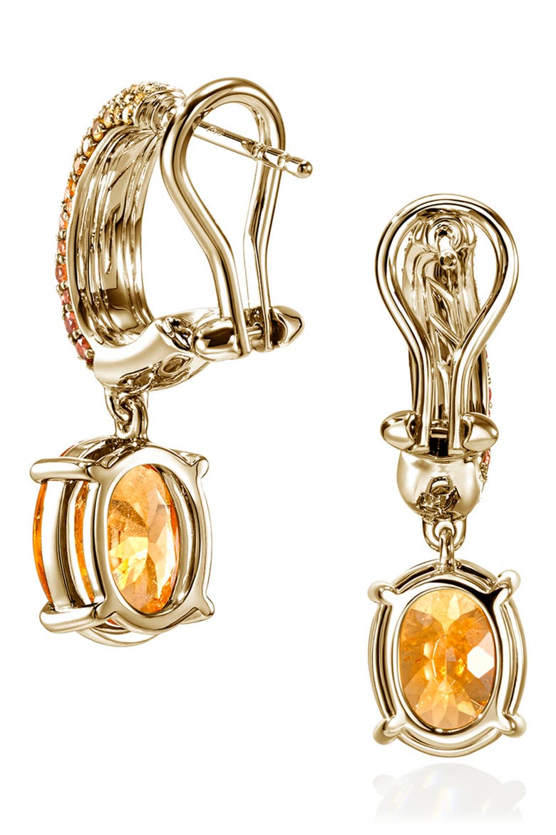 Artisan Series 18K Gold Surf Earrings, Alternate, color, GOLD