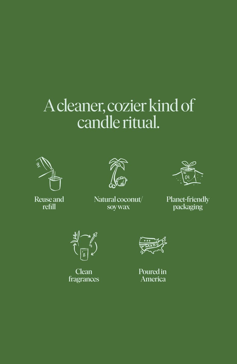 SIBLINGS Farm Tomatoes Candle Refill, Alternate, color, White