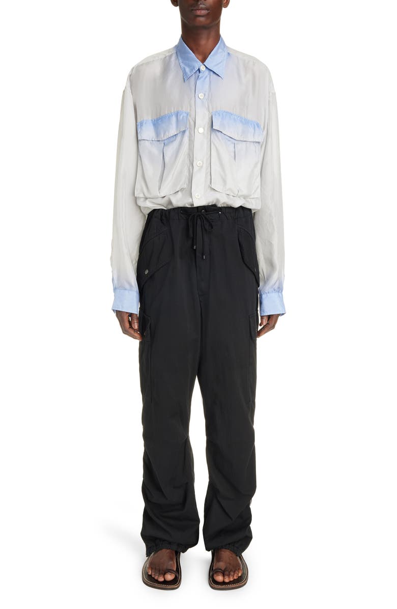 Dries Van Noten Pentin Cotton Twill Cargo Pants, Alternate, color, 