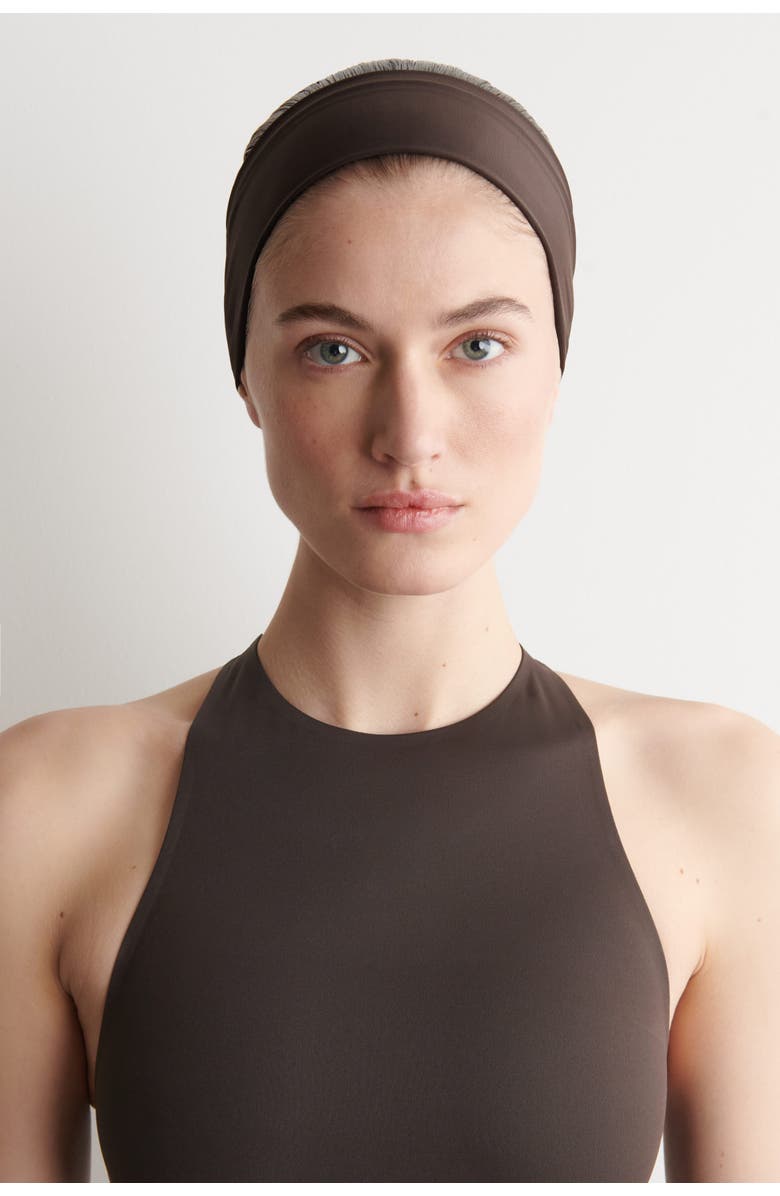 COS Jersey Headband, Main, color, Brown