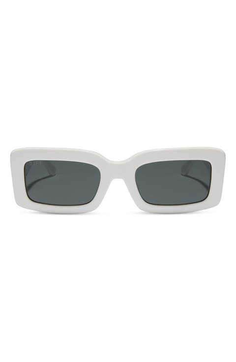 Indy 51mm Gradient Rectangular Sunglasses