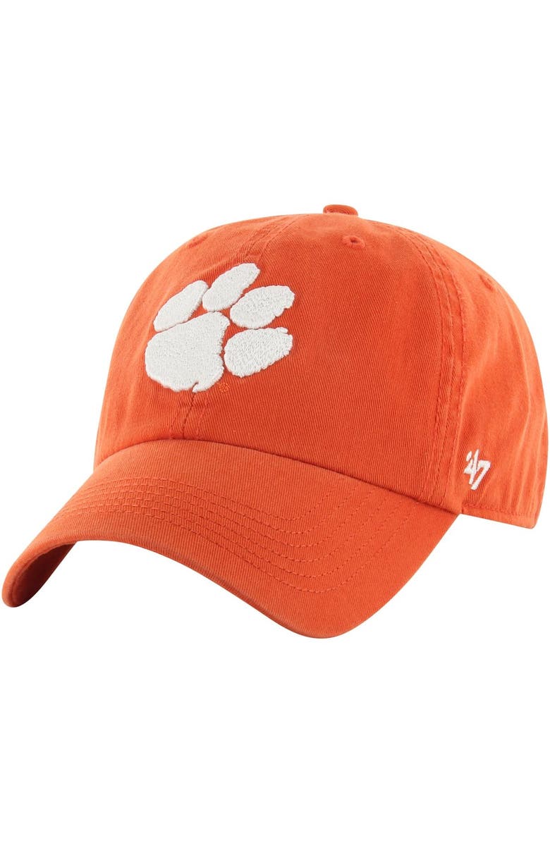 '47 Men's '47 Orange Clemson Tigers Franchise Fitted Hat, Main, color, 