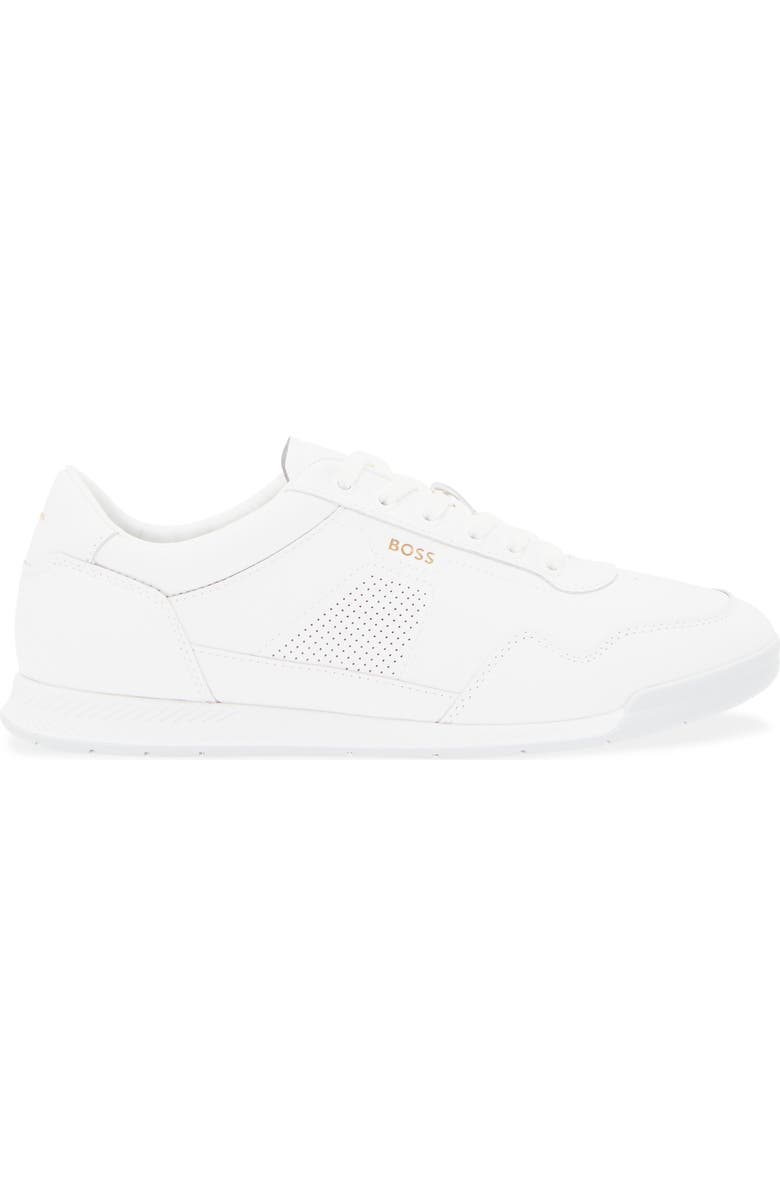 BOSS Titanium Low Top Sneaker, Alternate, color, White