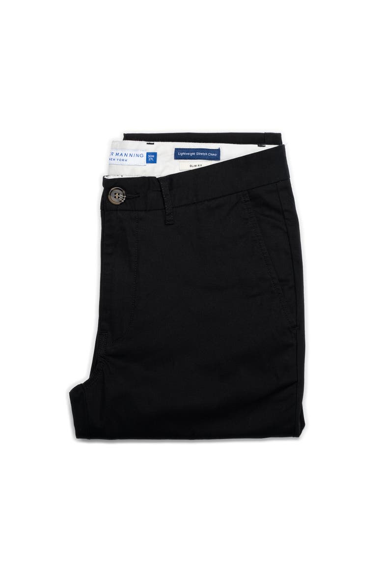Lightweight Stretch Chinos Slim Fit, Alternate, color, Black