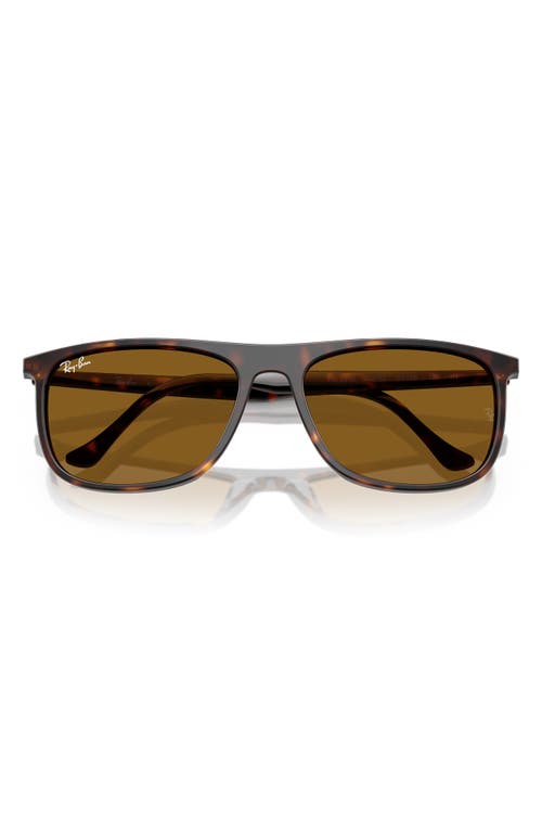 Ray Ban Ray-ban 58mm Rectangular Sunglasses In Havana
