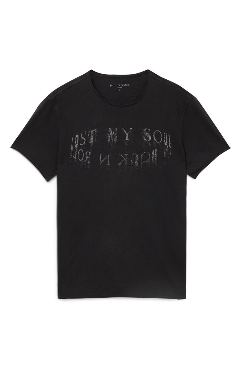 John Varvatos Lost My Sould Graphic T-Shirt, Alternate, color, Black
