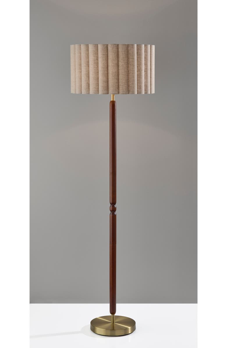 ADESSO LIGHTING Laine Floor Lamp, Alternate, color, Antique Brass