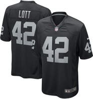 Nike Men's Nike Ronnie Lott Black Las Vegas Raiders Game Retired Player Jersey