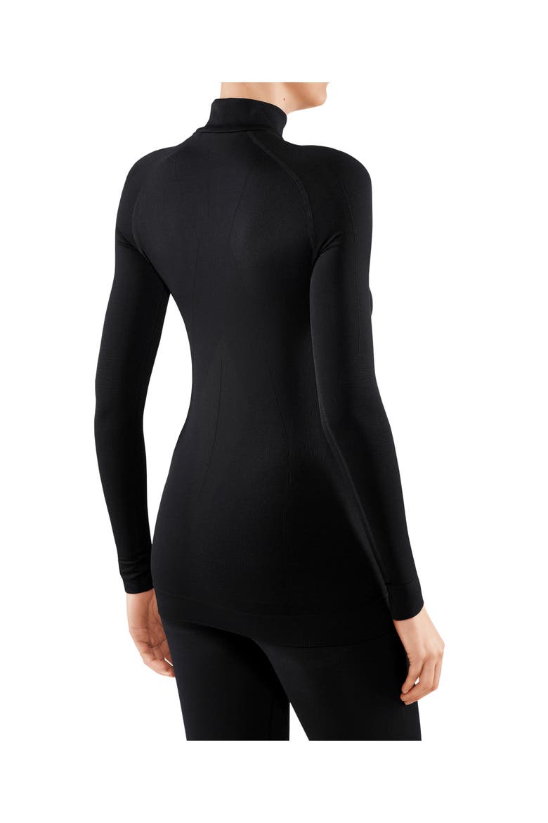 Maximum Warm Zip Base Layer Top, Alternate, color, Black