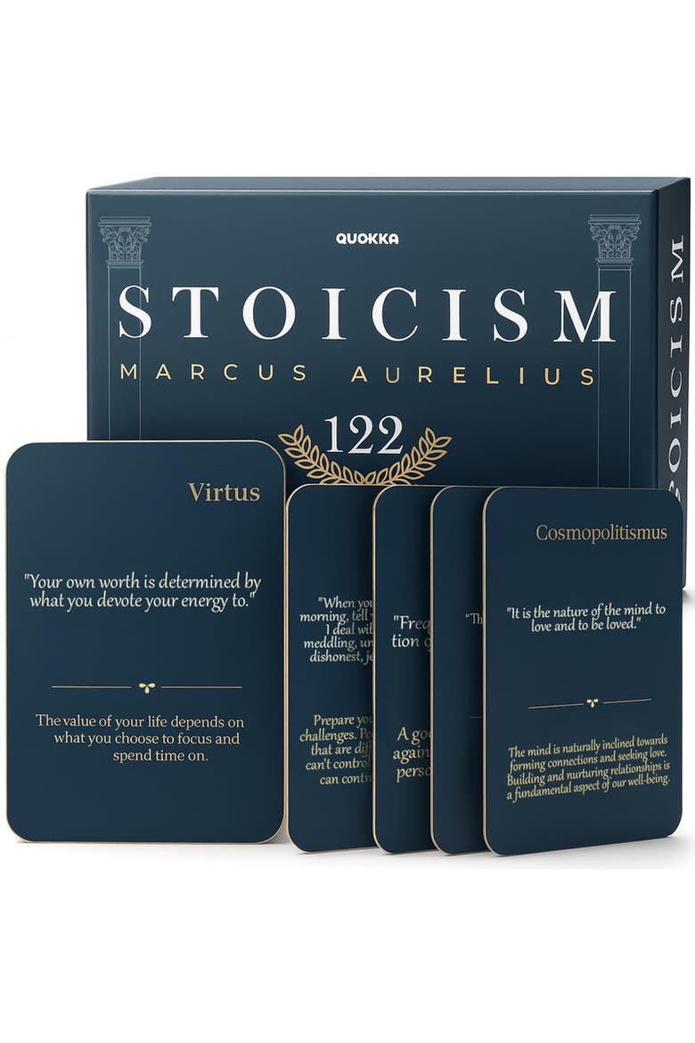 Stoicism Quotes Calendar & Card Set, Main, color, Stoicism