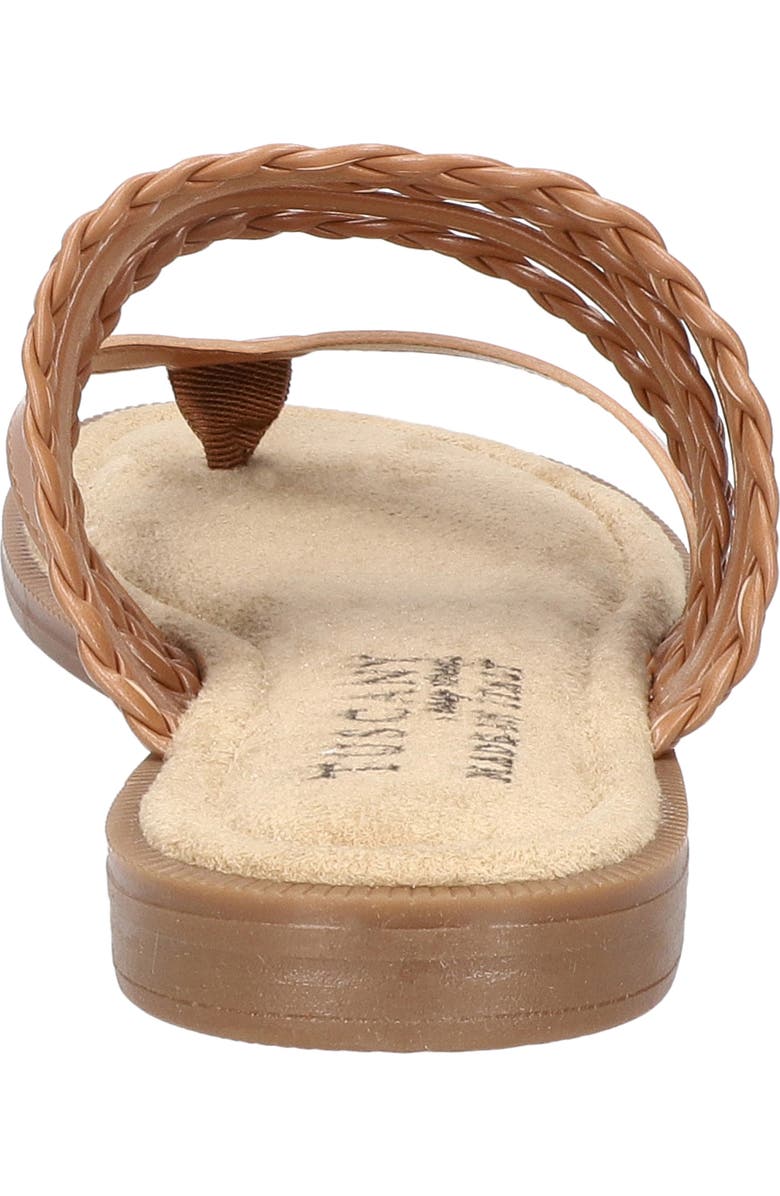 TUSCANY by Easy Street<sup>®</sup> Anji Flip Flop, Alternate, color, Tan
