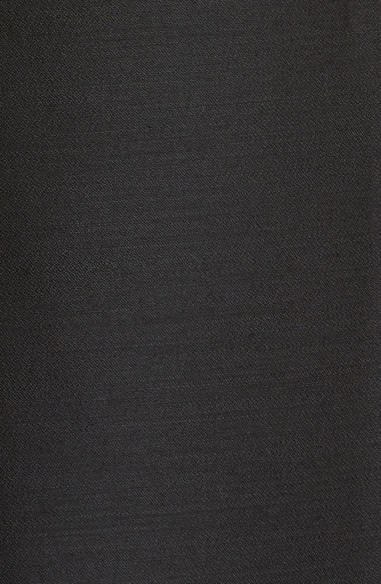 TOTEME Foldover Strapless A-Line Midi Dress, Alternate, color, 