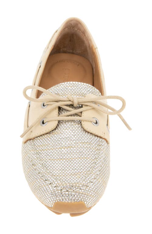 Shop Gentle Souls By Kenneth Cole Gentle Souls Marina Mule In Light Gold Fabric