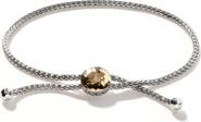 John Hardy Palu Sterling Silver & 18K Gold Adjustable Slide Bracelet