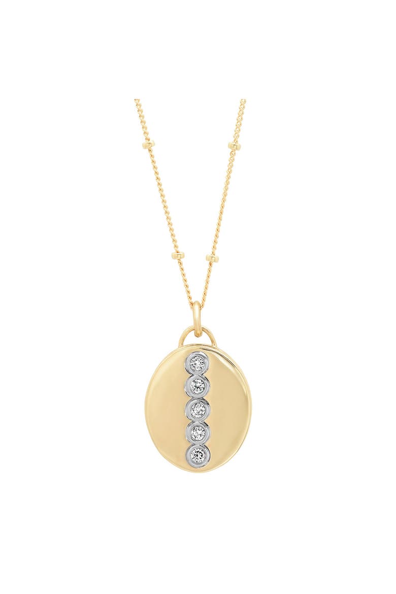 "LOVE LOCKET" OVAL PENDANT, Main, color, GOLD
