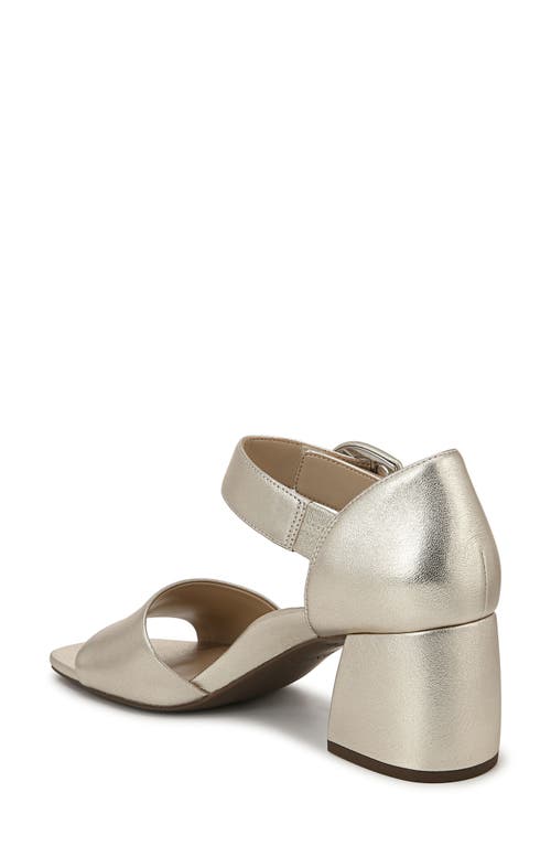Vionic Chardonnay Block Heel Sandal In Gold
