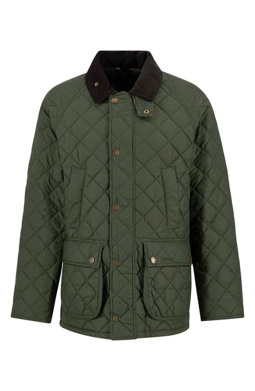 Barbour Essential Bedale Quilted Jacket In Green