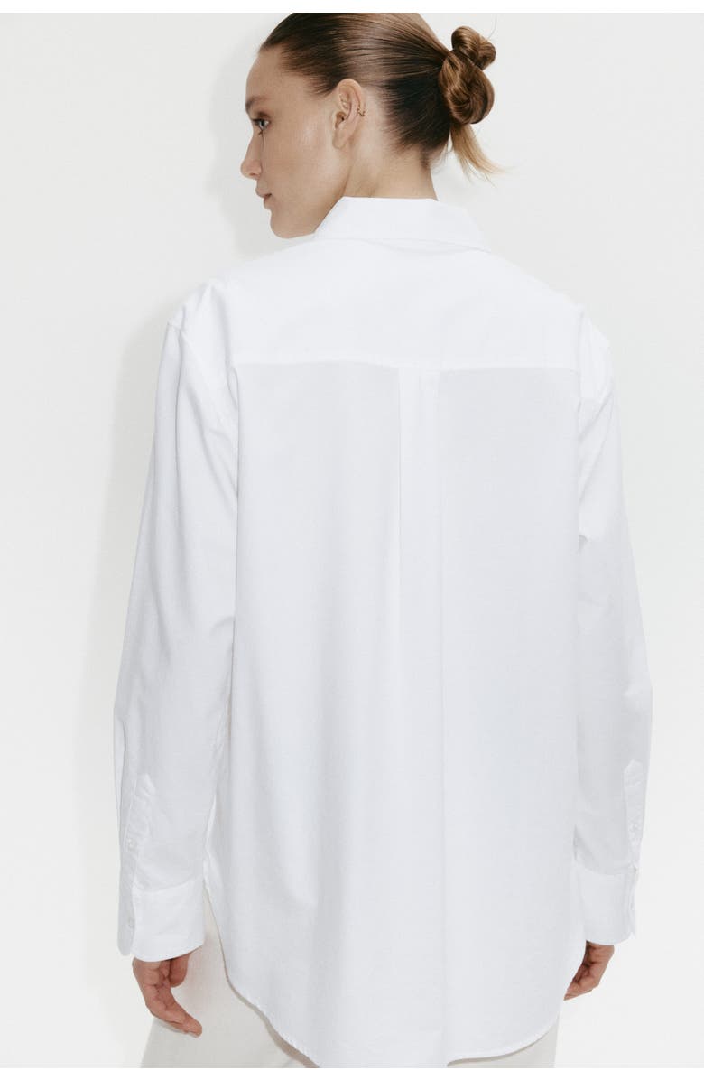 H&M Oxford Shirt, Alternate, color, White