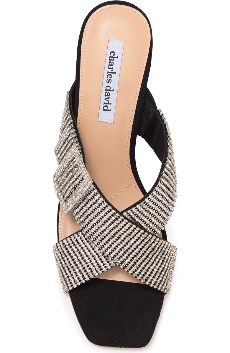 Charles David Cayden Embellished Slide Sandal, Alternate, color,