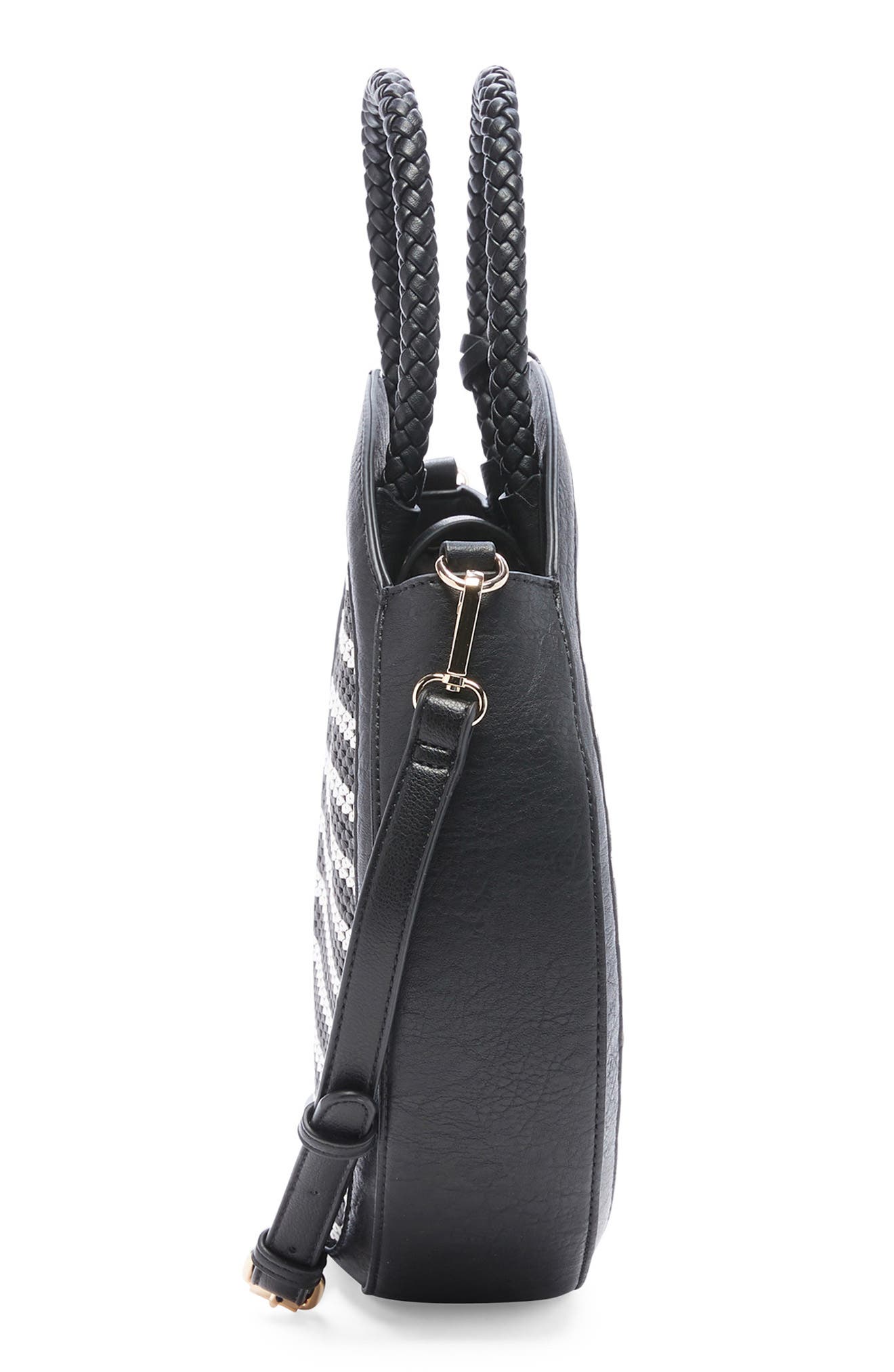 Sole Society Nikole Faux Leather Crossbody Bag, Alternate, color, 