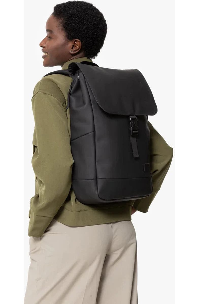 Eastpak Yarin Cnnct F Matte Black Backpack, Alternate, color, Black