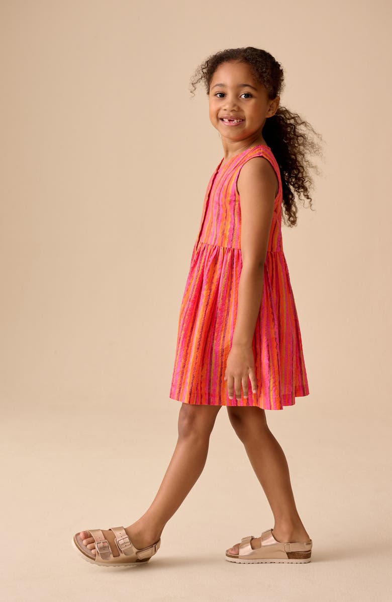 NEXT Kids' Stripe Cotton Seersucker Dress, Alternate, color, Multi
