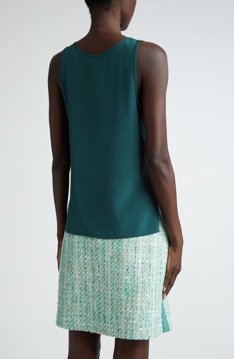 ST. JOHN Silk Crêpe de Chine Tank, Alternate, color,