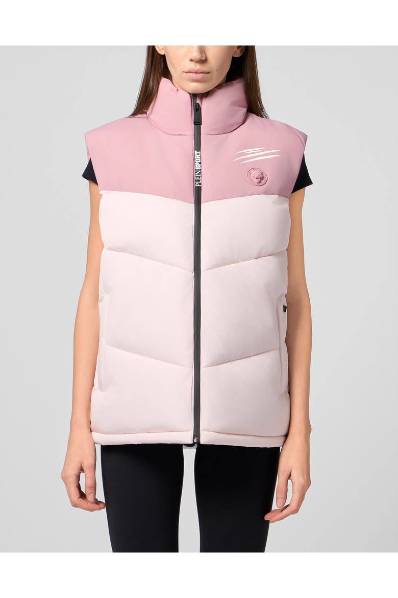 Short Vest Training Women, Main, color, rose/pink