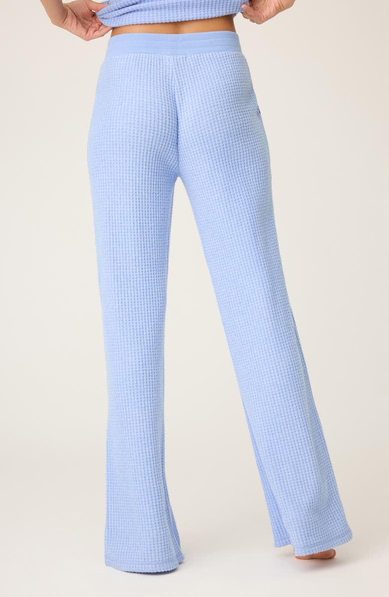 PJ Salvage Morning Waffle Knit Pajama Pants, Alternate, color, Peri