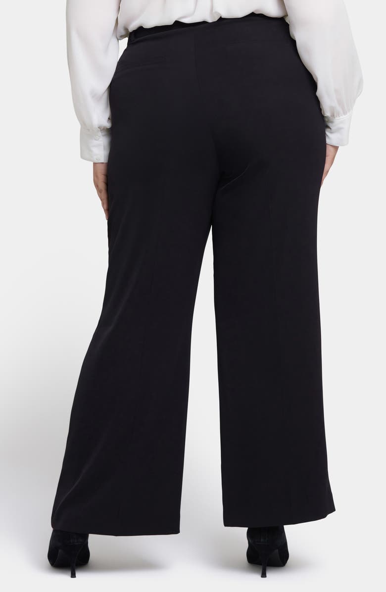 NYDJ Wide Leg Pants, Alternate, color, Black